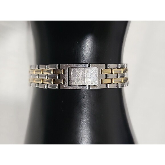 Citizen Quartz Silver Gold Tone Women Vintage Bracelet Watch 2250-899415 main image 10